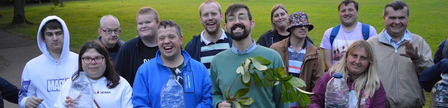 Artist Tom Peel (Centre) With A Group Of Participants After A Walk Copy